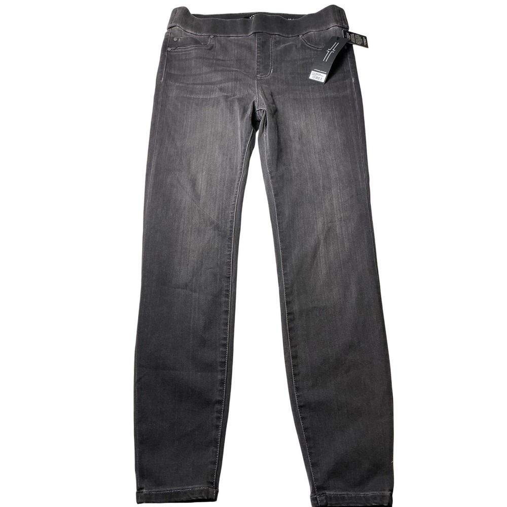 Liverpool Los Angeles The Abby Skinny Pull On Knit Denim Jeggings 10/30 Gray